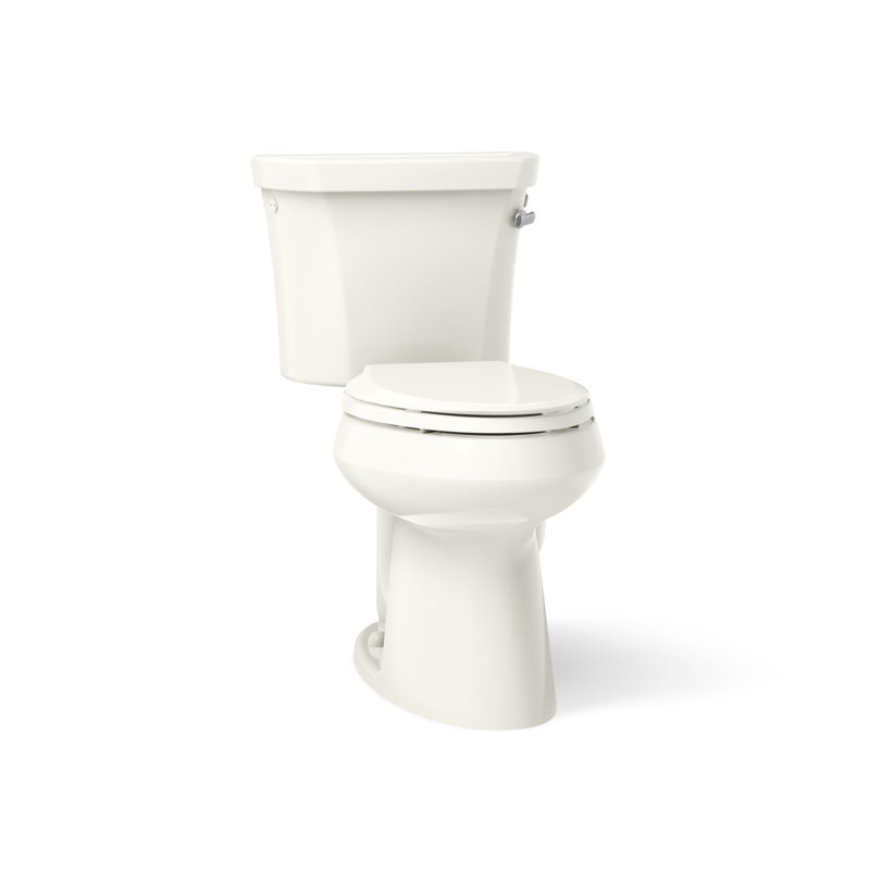 Highline 1.28 GPF Water Efficient Elongated Two-Piece toilet (Seat Not Included), Biscuit