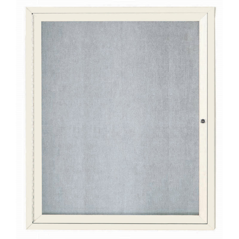 Tableau d'affichage mural extérieur pour l'extérieur, Ivoire, Un, H 36 po x l 30 po