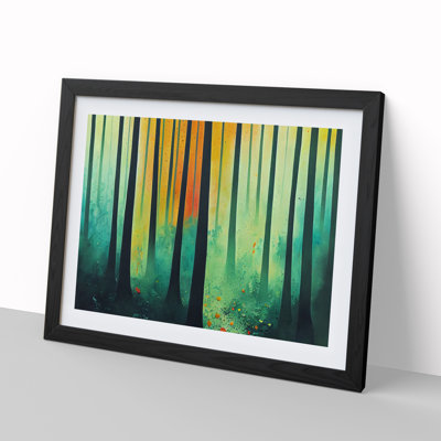 Summer Forest Painted Vol.1 - Single Picture Frame Painting