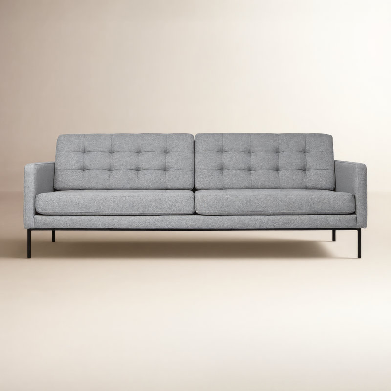 Towne Sofa, Parliament Stone Performance Twill