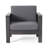 Zytaevius Modern Rustic Acacia Wood Outdoor Club Chairs with Slatted Sides and Water-Repellent Cushions-124298020