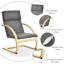 Chaise de patio avec coussins Bronislawa