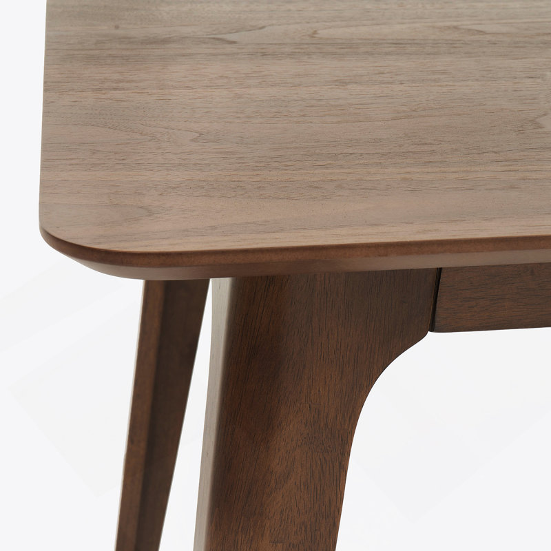 Ensemble de table de salle à manger 5 pièces, 1 table et 4 chaises d'appoint, Gris anthracite