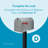 Stanley Jumbo Galvanized Steel Post Mount Mailbox-7017144