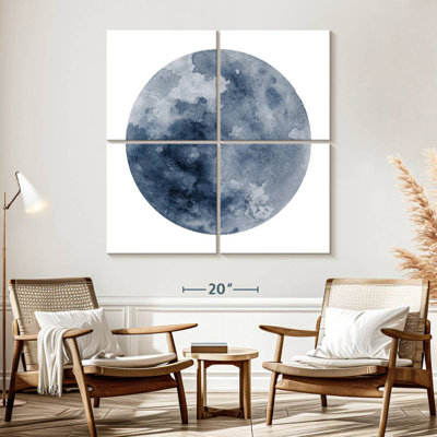 Lune bleue céleste d'Oberle