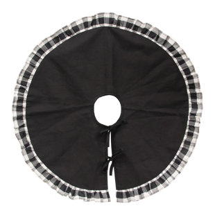 Checkered Cotton Tree Skirt
