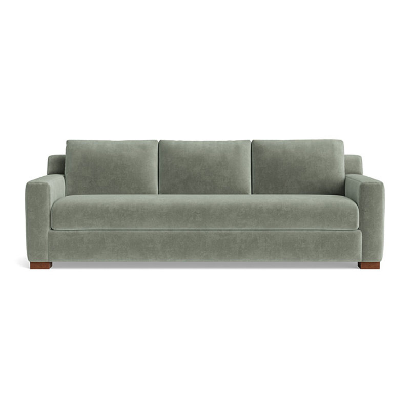 Catalina Sofa (95"), Velvet - Sage