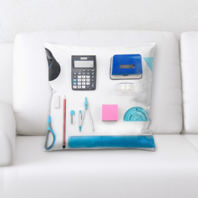 Microsuede Reversible Throw Pillow