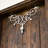 Adjustable Wreath Hanger for Door - Ivy (White)