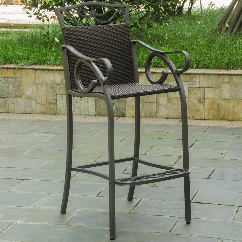Tabouret de bar 32 po Arvi, Chocolat