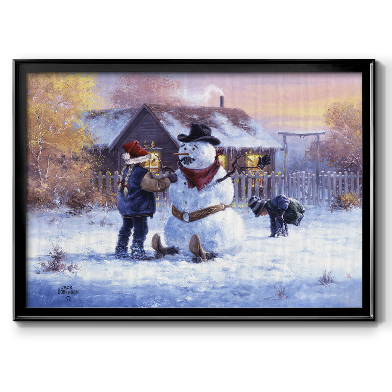 «Gonna Be In Trouble», reproduction d'art sur toile, H 26 po x l 38 po x P 1,5 po, Noir