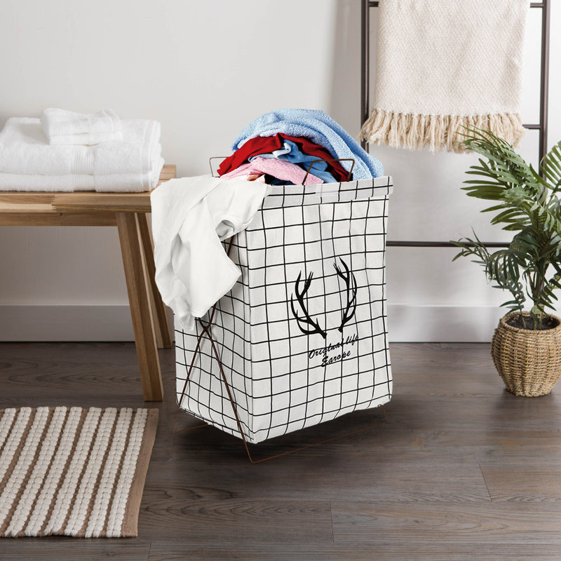Panier à linge pliable et lavable