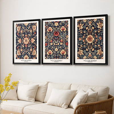 Collection de 3 pièces de la collection DMCXLVI de William Morris - 3 pièces