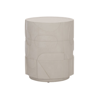 Zina Stone End Table