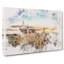 Neuschwanstein Castle Watercolour - Wrapped Canvas-56661735