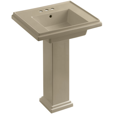 Tresham Fireclay Pedestal Bathroom Sink