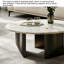 Table basse ronde moderne en pierre micro-cristalline-1052574491