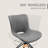 Upholstered Mid-century Modern Swivel Dining Chairs Set of 4-441576892