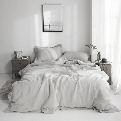 100% Linen Duvet Cover Set