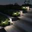 Solar Powered Integrated LED Metal Pathway Light Pack-2059385490
