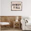 Art mural sur toile flottant encadré doré Southwestern Howdy Y'all, design par Daniela Santiago-1527850984-1527850986