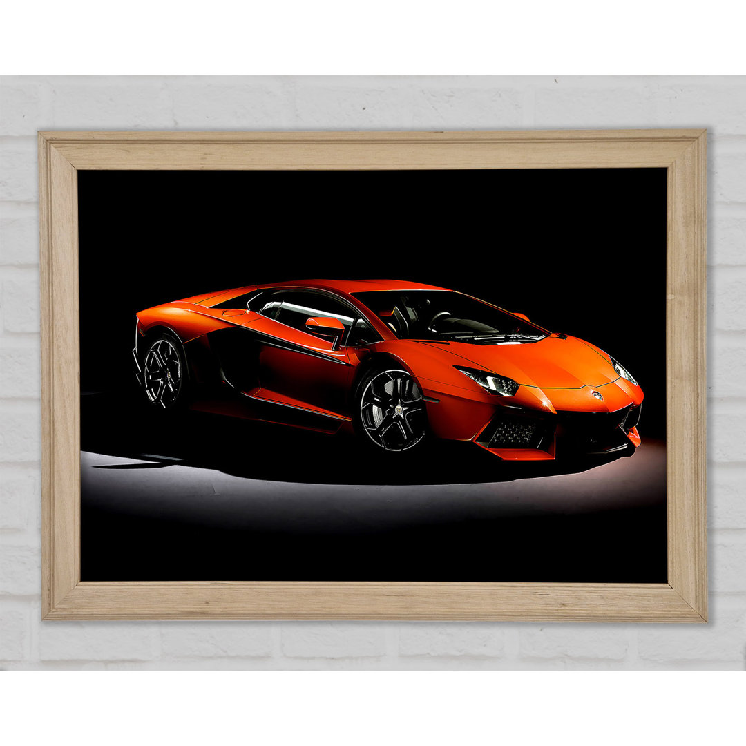 Lamborghini Aventador Orange - Druck