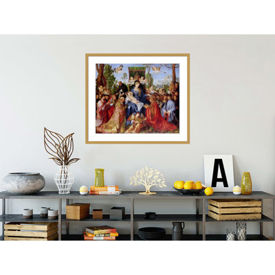 «The Festival of the Rosary» par Albrecht Dürer, impression giclée sur cadre