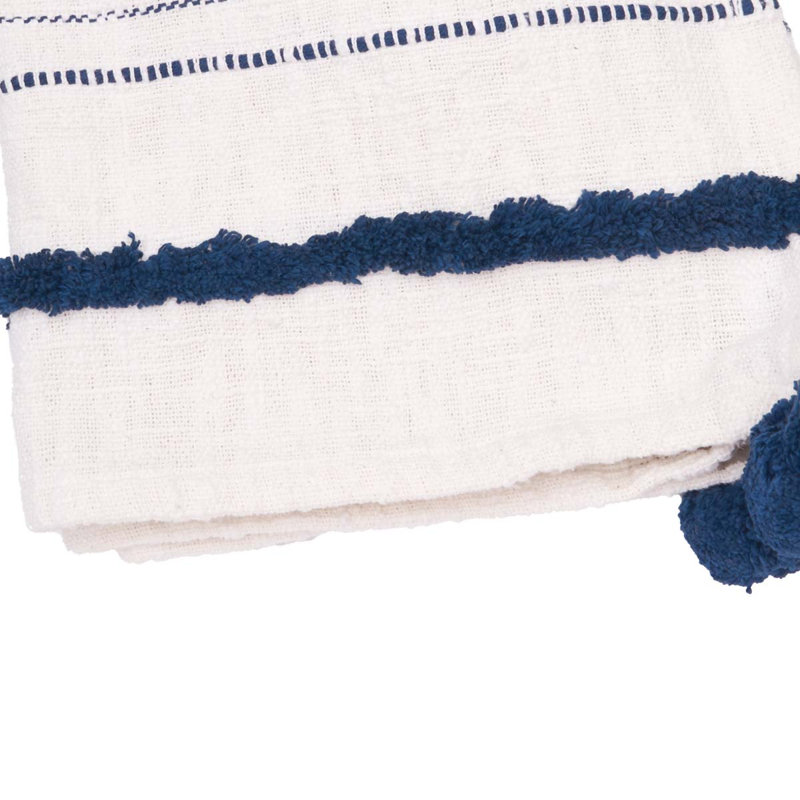 Lee Indigo Throw, Blue
