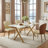 Quatrell Side Chair in Brown/Cream