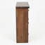 Armoire d'appoint en bois massif à 2 portes avec tiroir Humphrey