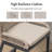 24.8" Patio Bar Stool With Removable Seat Cushion-135041913