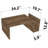 Oakridge Streamline C-Shape Storage Coffee Table