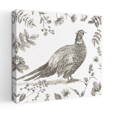 Bountiful Harvest II Sketch Contemporary Bird Autumn Art