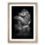 Lowland Gorilla in Abstract - Picture Frame Painting Print-55577388-55577387