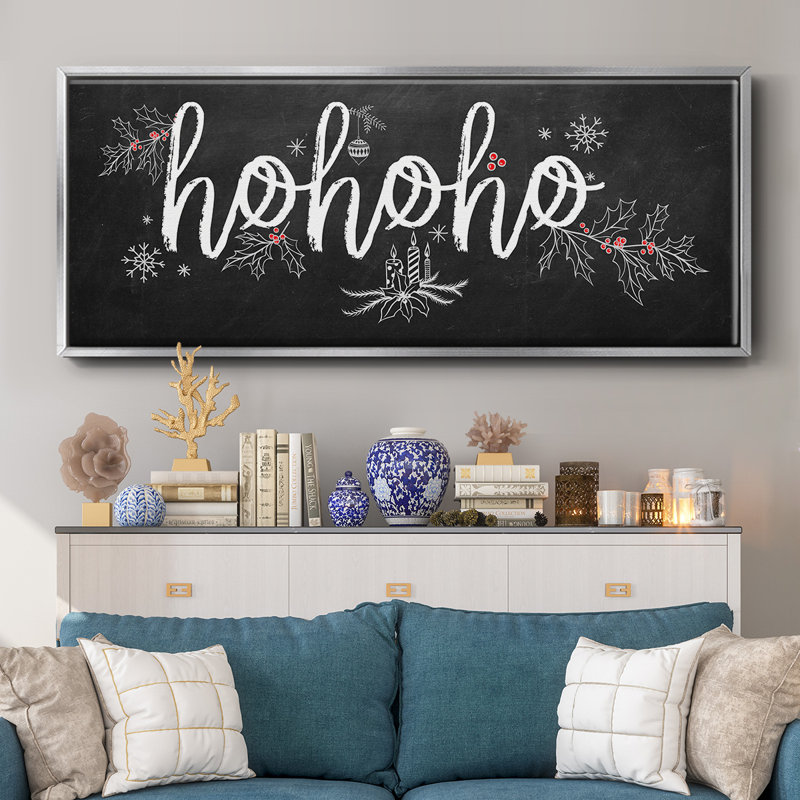 Ho Ho Ho- Framed Canvas
