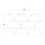 Moonrise Polished Thassos Marble Mosaic Tile-1659822257