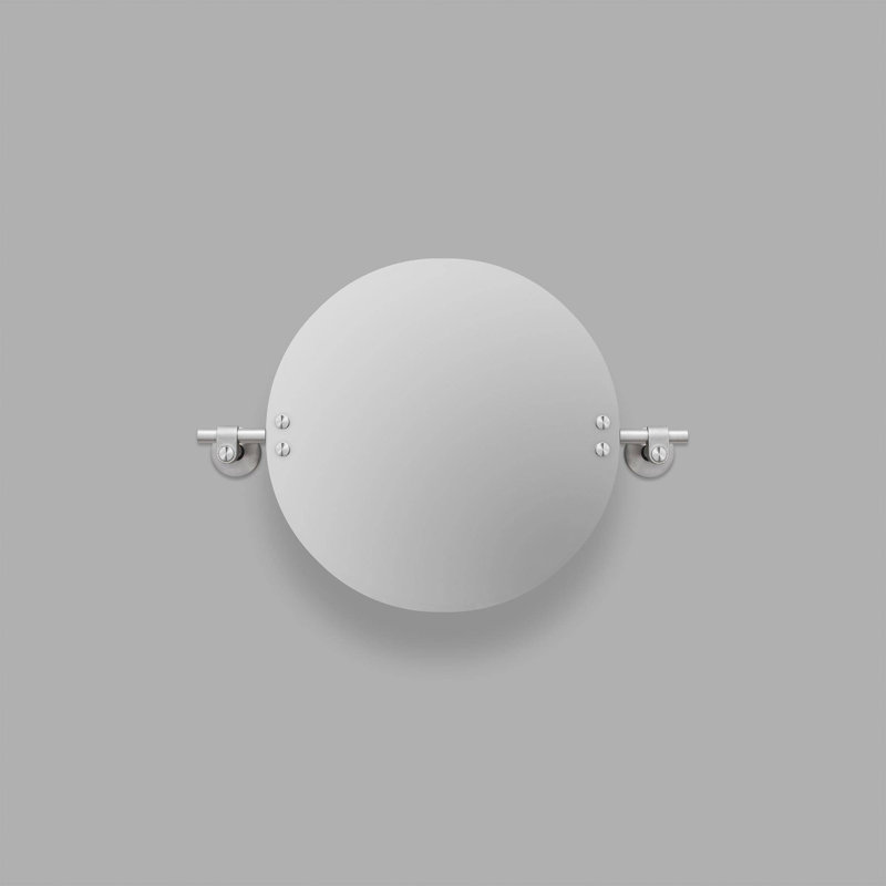 MIROIR / PETIT / FONTE / ACIER, 15,75 po x 21,1 po , Acier Inoxydable