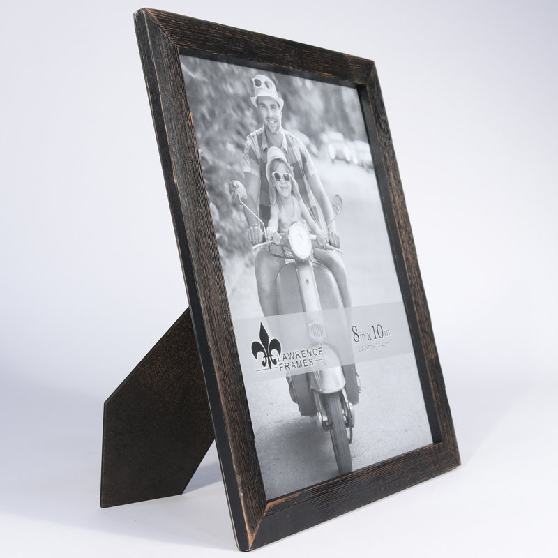 Montevallo Wood Matte Picture Frame, 8" x 10", Weathered Black