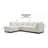 Perth G00239B-SC Sectional(Ottoman Not Include), White
