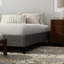 Base de lit pleine grandeur noire et grise, une base pour les matelas standard, offre un soutien solide, une installation pratique, une grande capacité en gris, une utilisation sans couture, une configuration sans tracas, jusqu'à-273957964-273957966