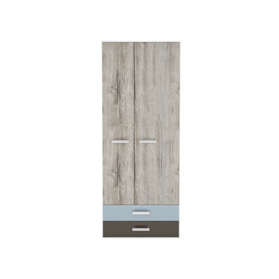 Cothran 2 Door Manufactured Wood Wardrobe