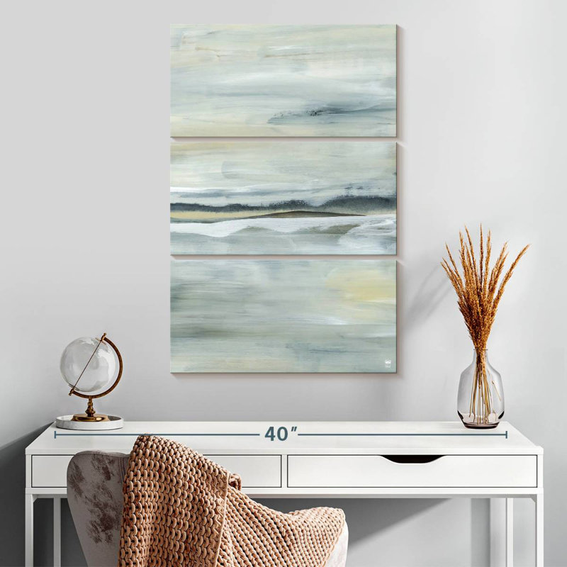 Avery Lake Escape I, abstrait I, H 32 po x l 20 po