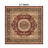 Shiflett Oriental Burgundy/Mustard/Black Area Rug-1820607042