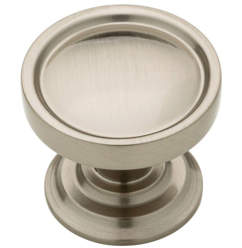 (Paquet de 5) Nickel satiné à bouton 1-1 / 8 po Harper