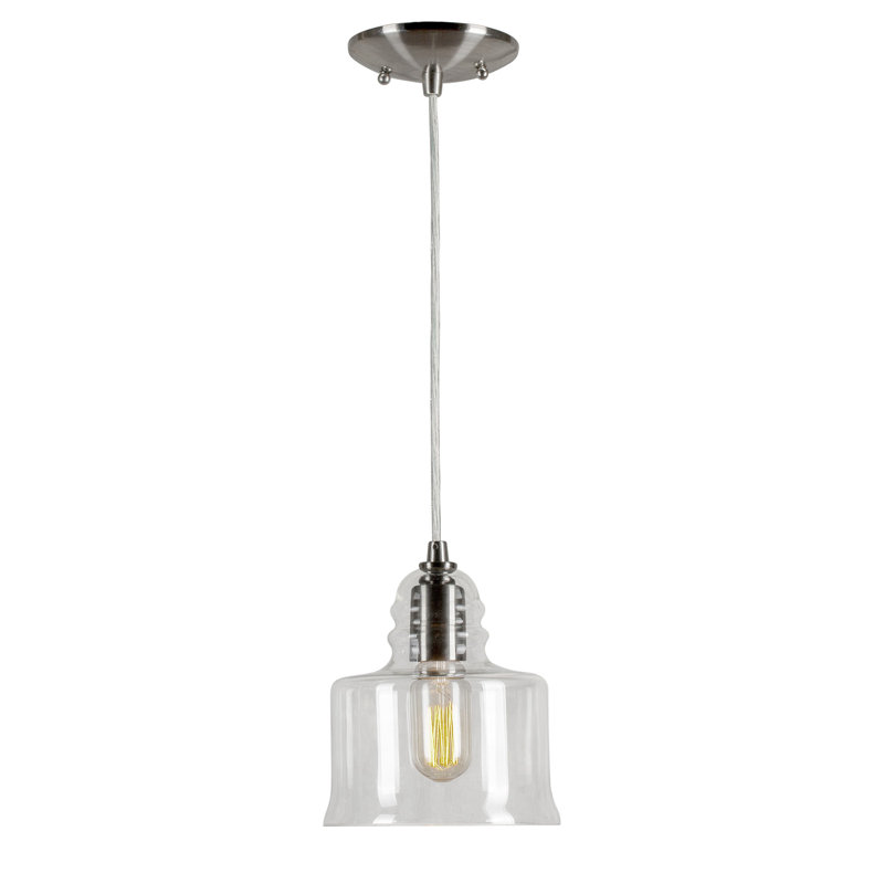 Luminaire suspendu en forme de cloche 1 lumière Gerome