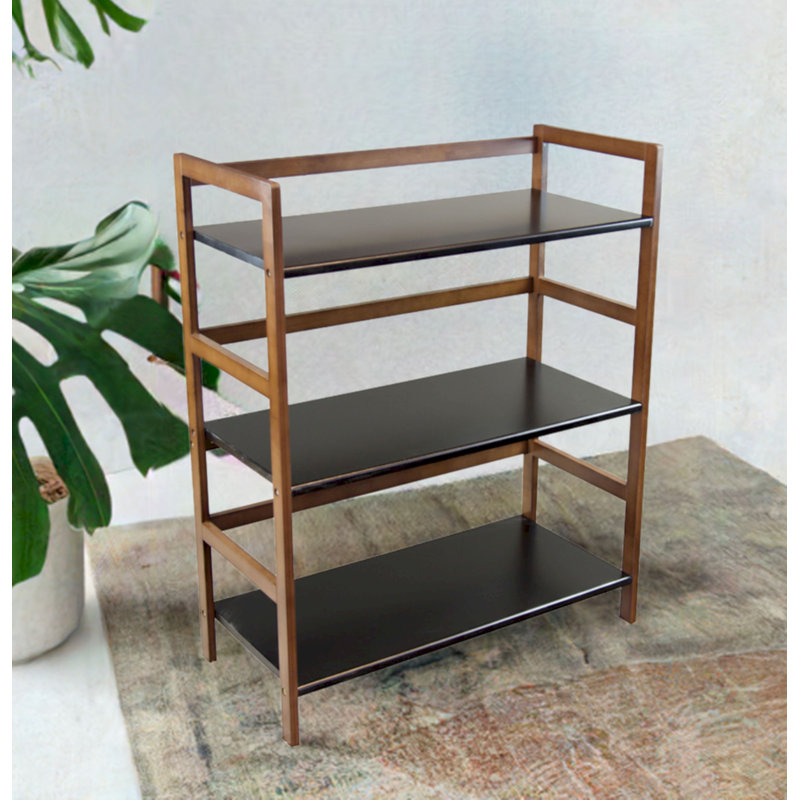Bibliothèque en bois massif H 33,85 "x l 27,5" Fulshear