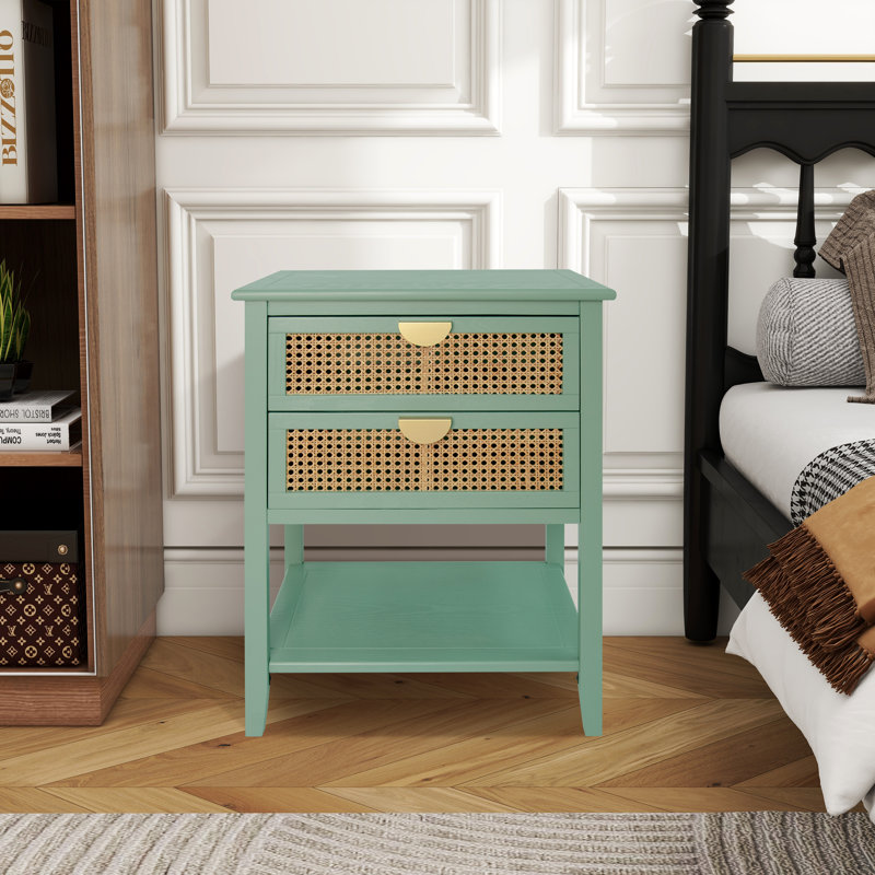 Table de chevet Lener, Vert clair