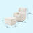 Adrian Swivel Glider and Ottoman-40528497