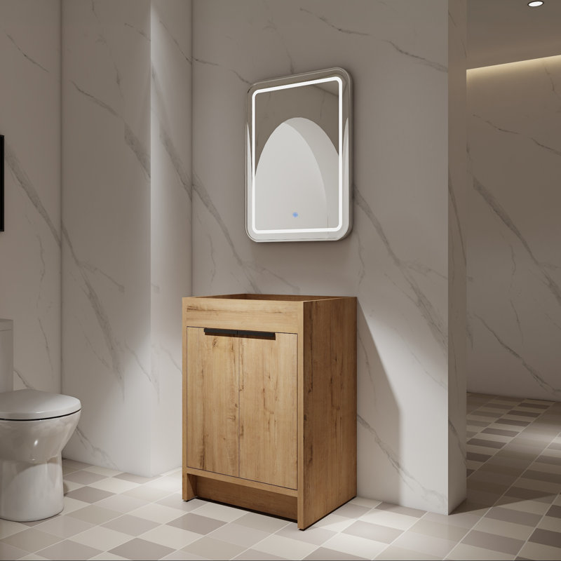 Meuble-lavabo simple 28 po avec plateau en céramique, 45"