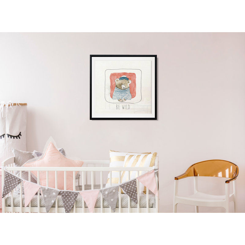"be art bold", H 26,5 po x l 26,5 po x P 1,5 po, Cadre plastique noir